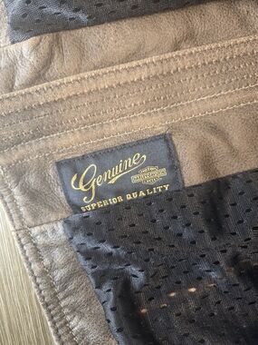 Harley-Davidson Brown and Black Genuine Leather Jacket